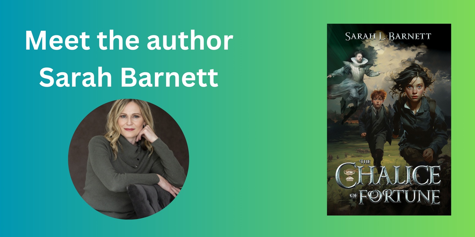 Banner image for Meet the author - Sarah Barnett