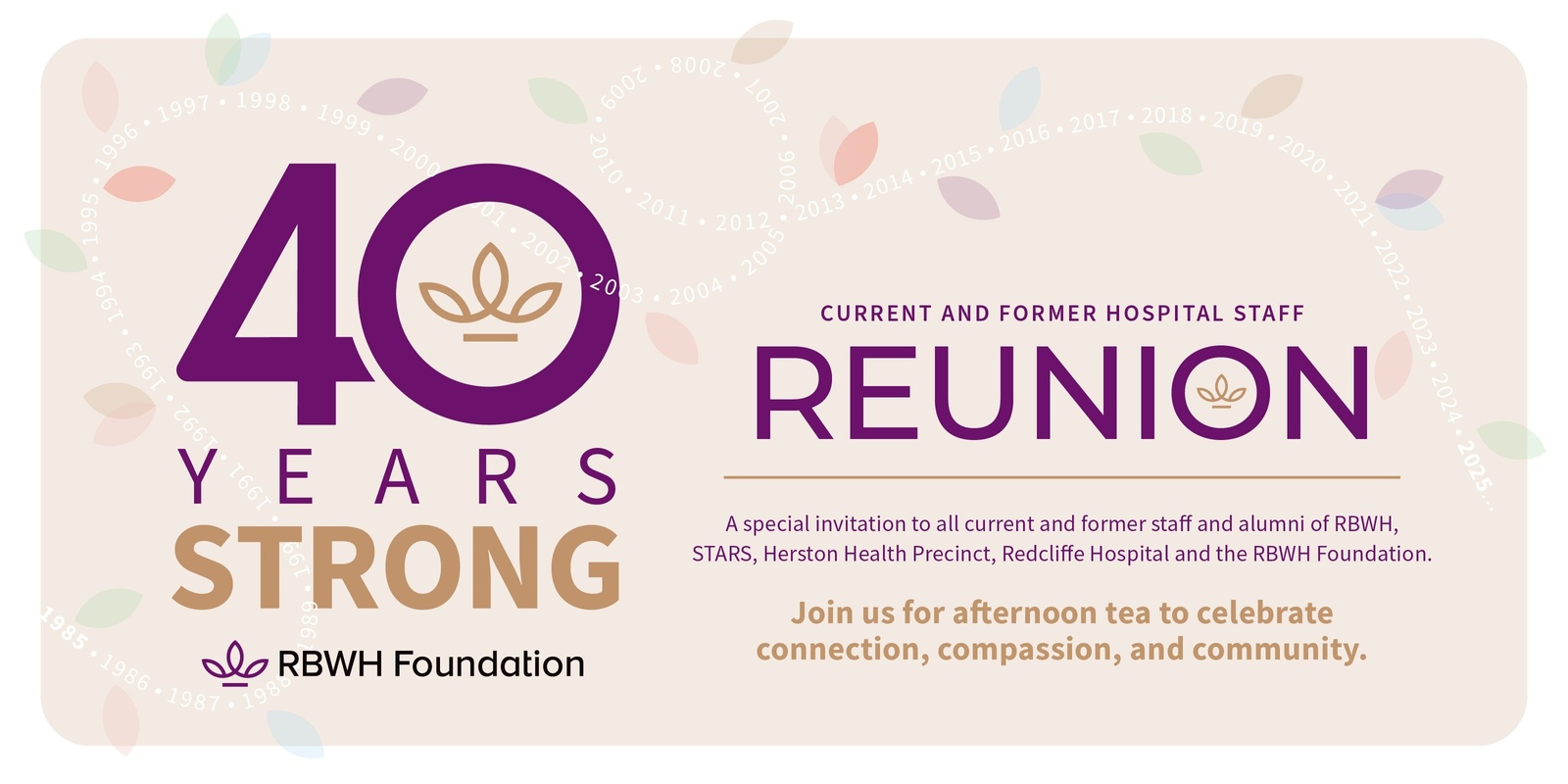 Banner image for Reunion - Staff & Alumni