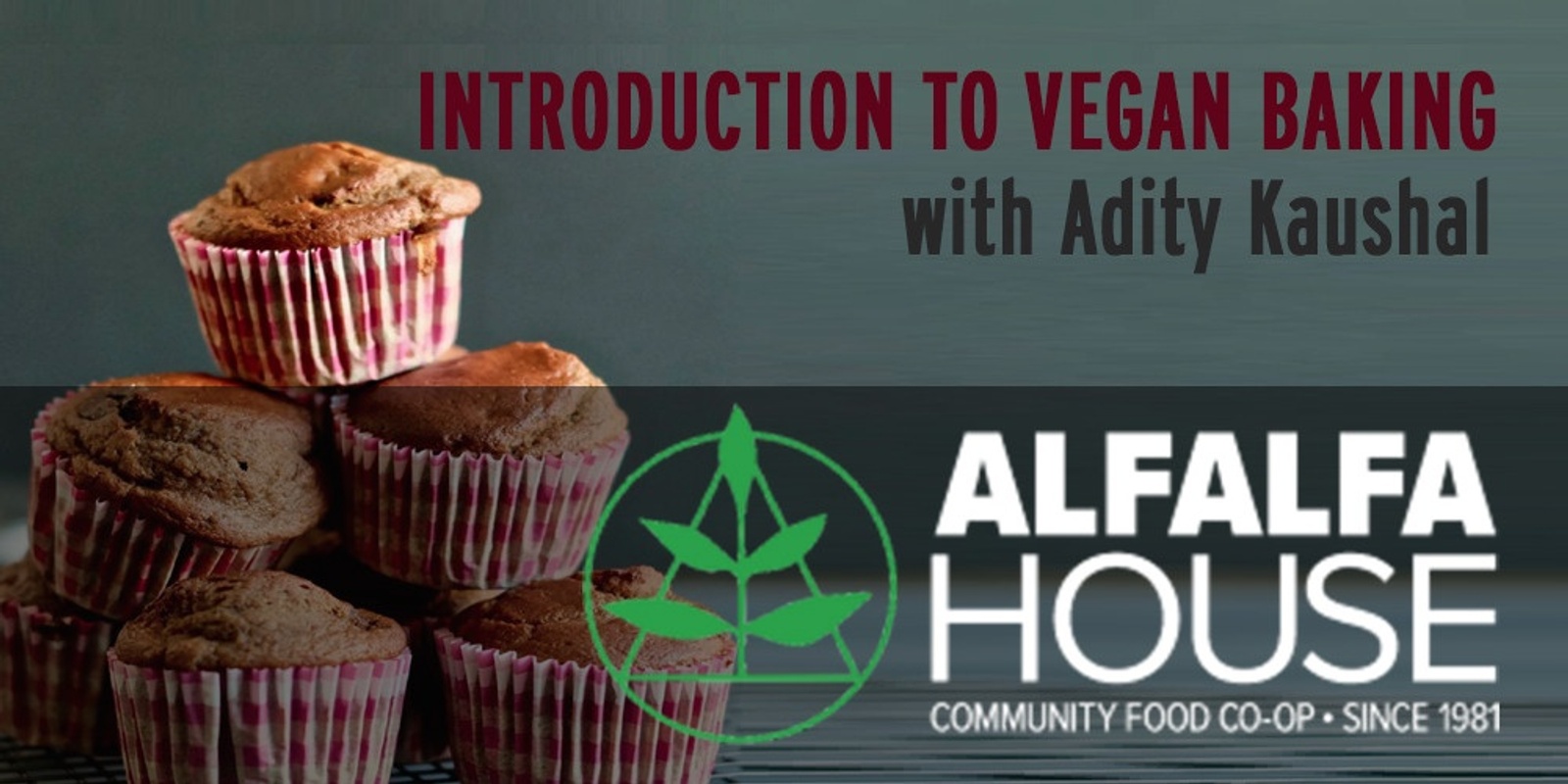 Banner image for Introduction to Vegan baking