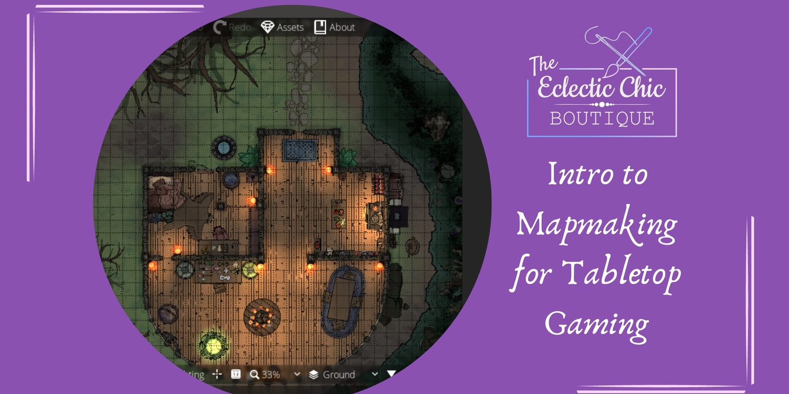 Banner image for Intro to Mapmaking for Tabletop Gaming