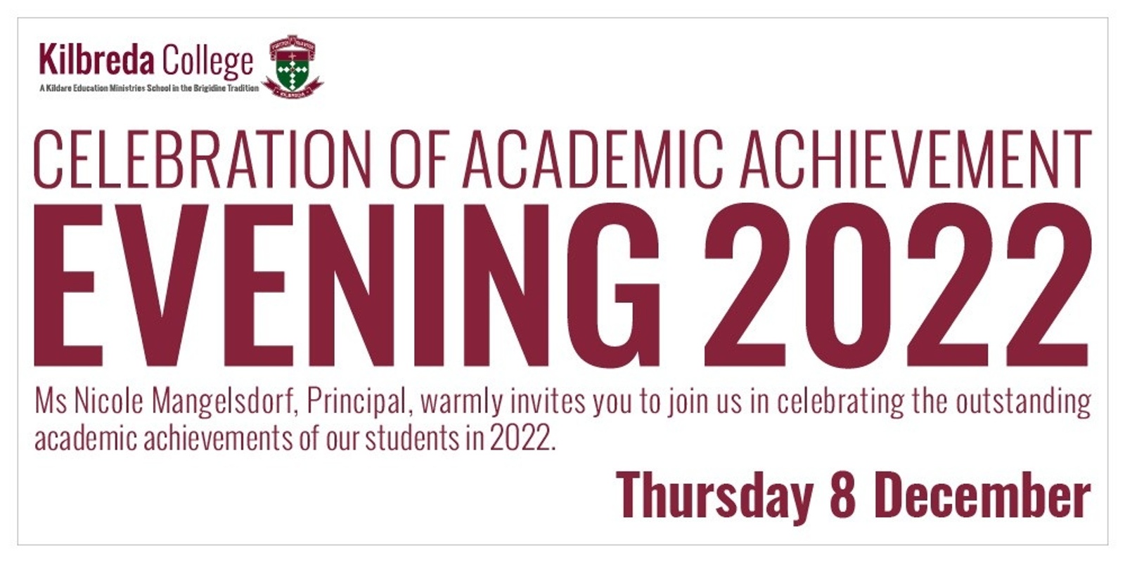 Banner image for Celebration of Academic Achievement Evening 2022