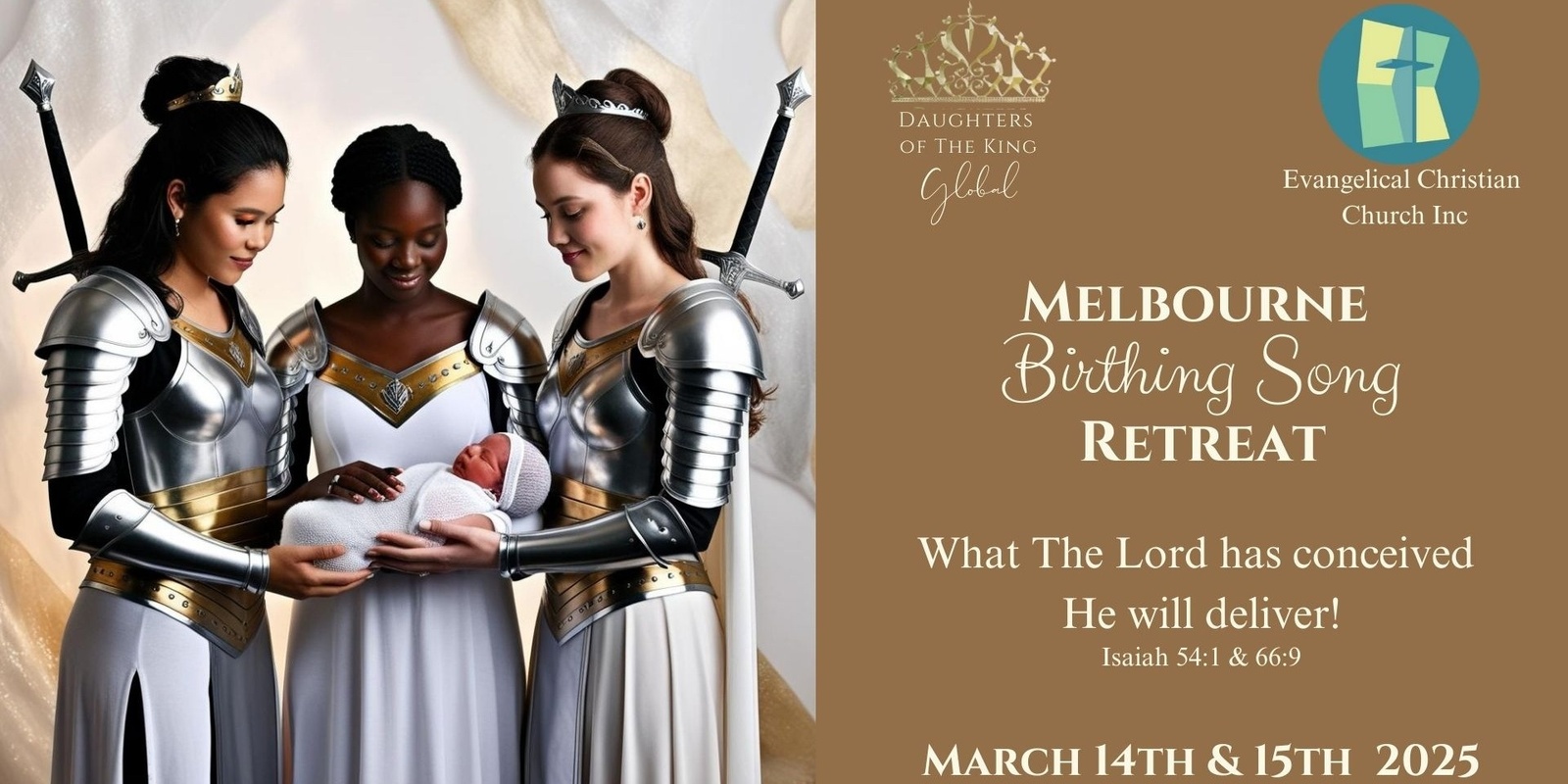 Banner image for Daughters of The King Melbourne Retreat - "Birthing Song"