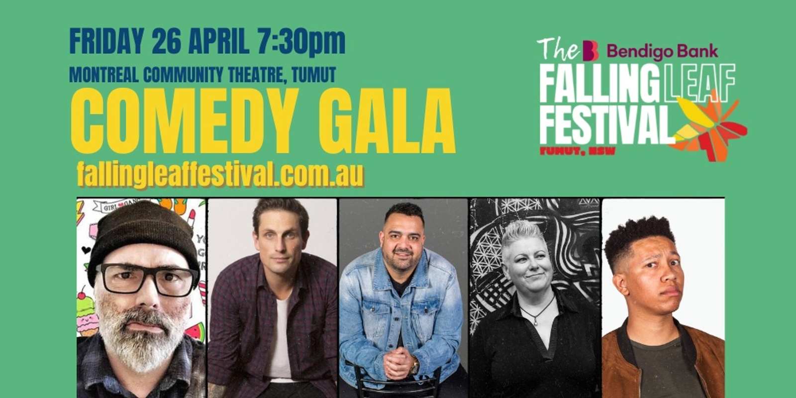 Banner image for Falling Leaf Comedy Gala 2024