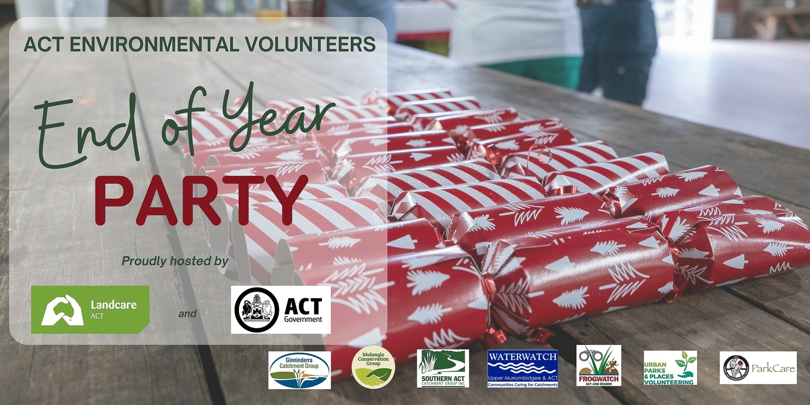 Banner image for ACT Environmental Volunteers End of Year Party 2023