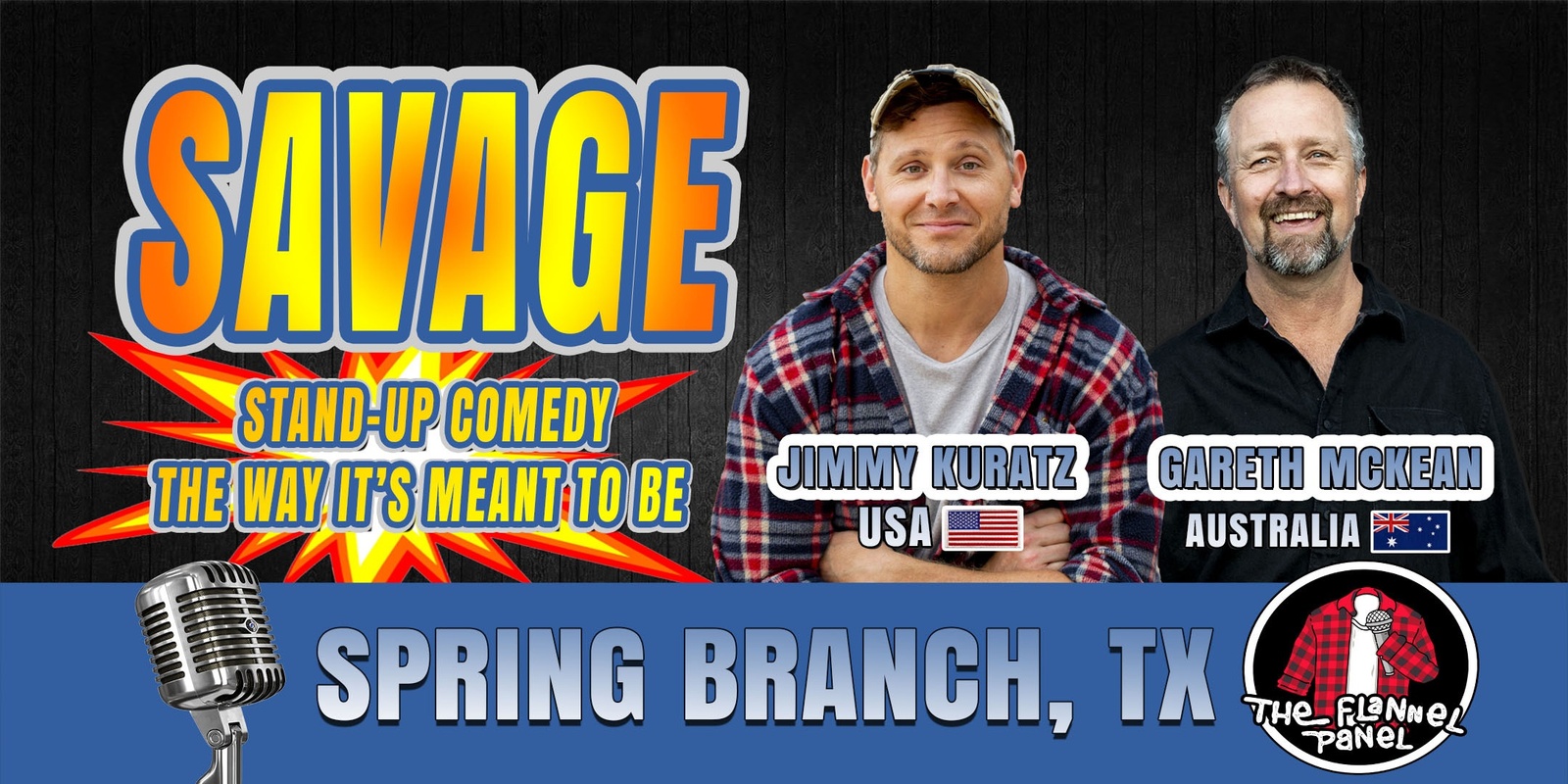 Banner image for STAND-UP comedy ♦ SPRING BRANCH, TX (Bourbon & Branch)