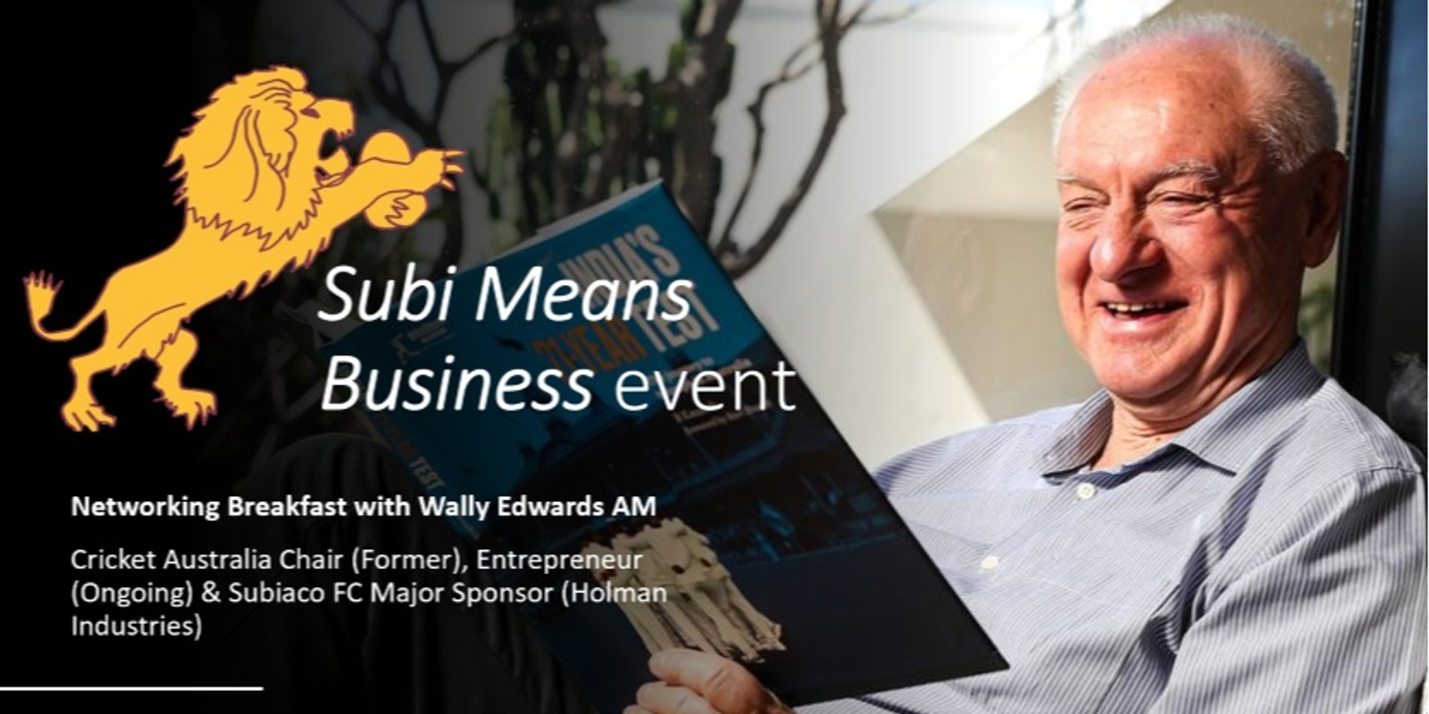 Banner image for Business Networking Breakfast with Wally Edwards AM
