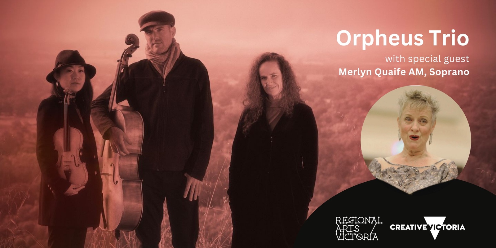 Banner image for Orpheus Trio with Soprano Merlyn Quaife AM
