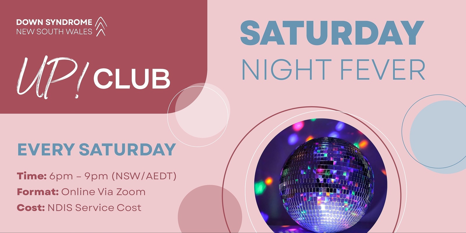 Banner image for UP! Club: Saturday Night Fever - 4th May 2024