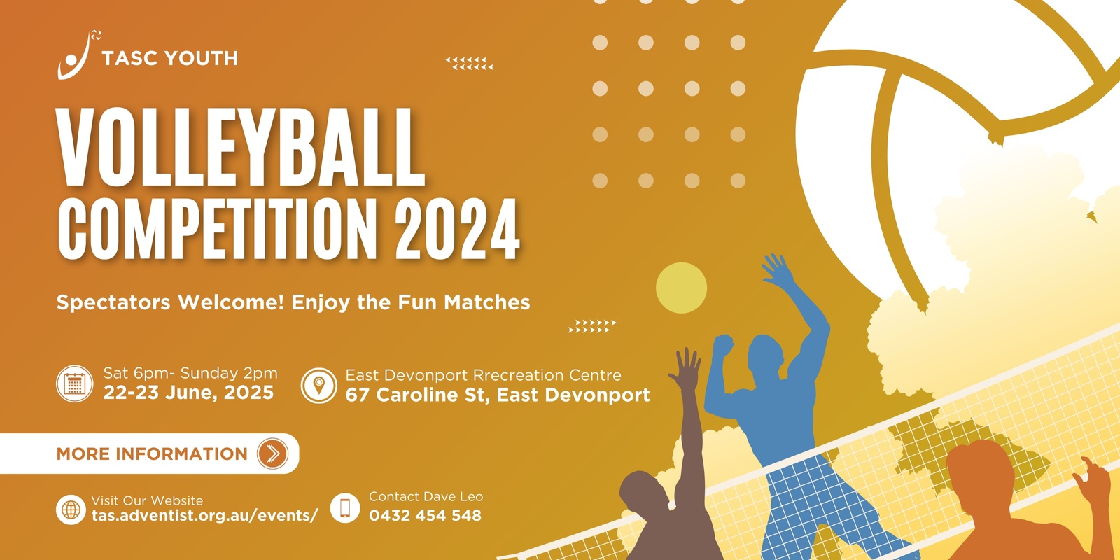 Banner image for Tasyouth SDA Volleyball Comp