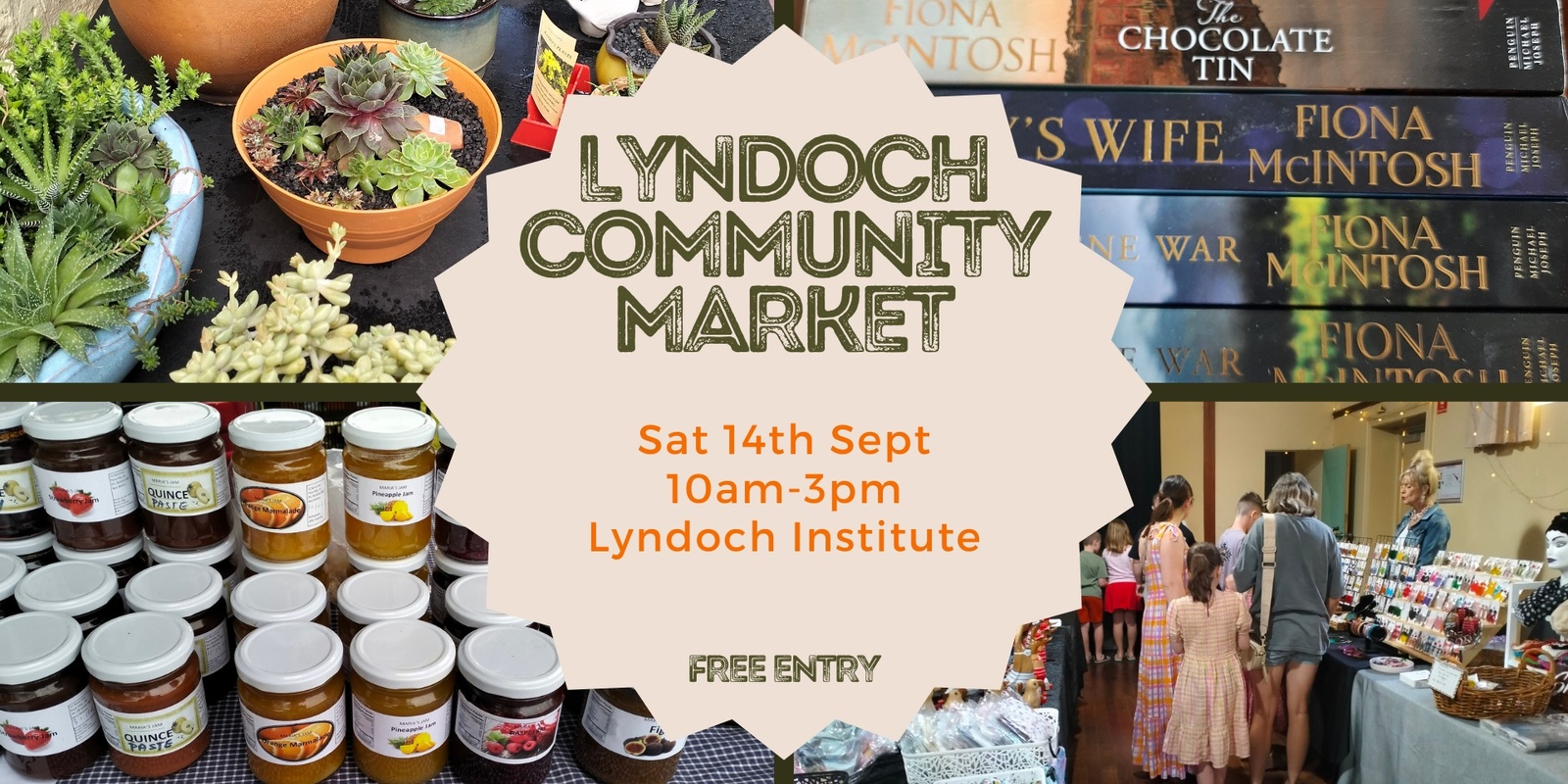 Banner image for Lyndoch Community Market - 12 October 2024