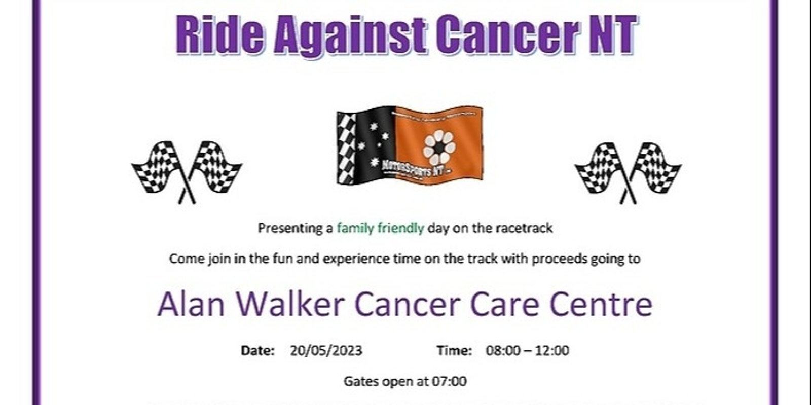 Banner image for Ride Against Cancer NT