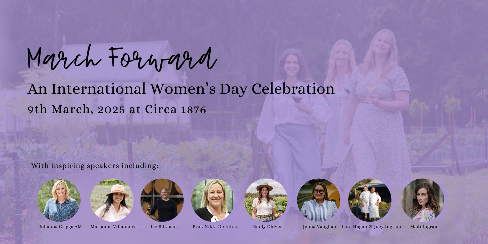 Banner image for March Forward: An International Women’s Day Celebration