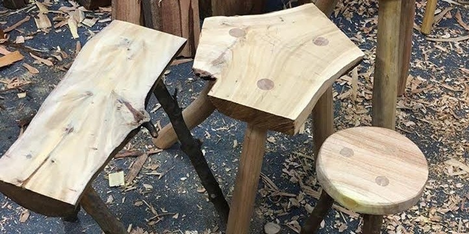 Banner image for  3 Legged Greenwood Stool with 3LEGS Woodworks @ The Wollongong Wood Workshops & Market.