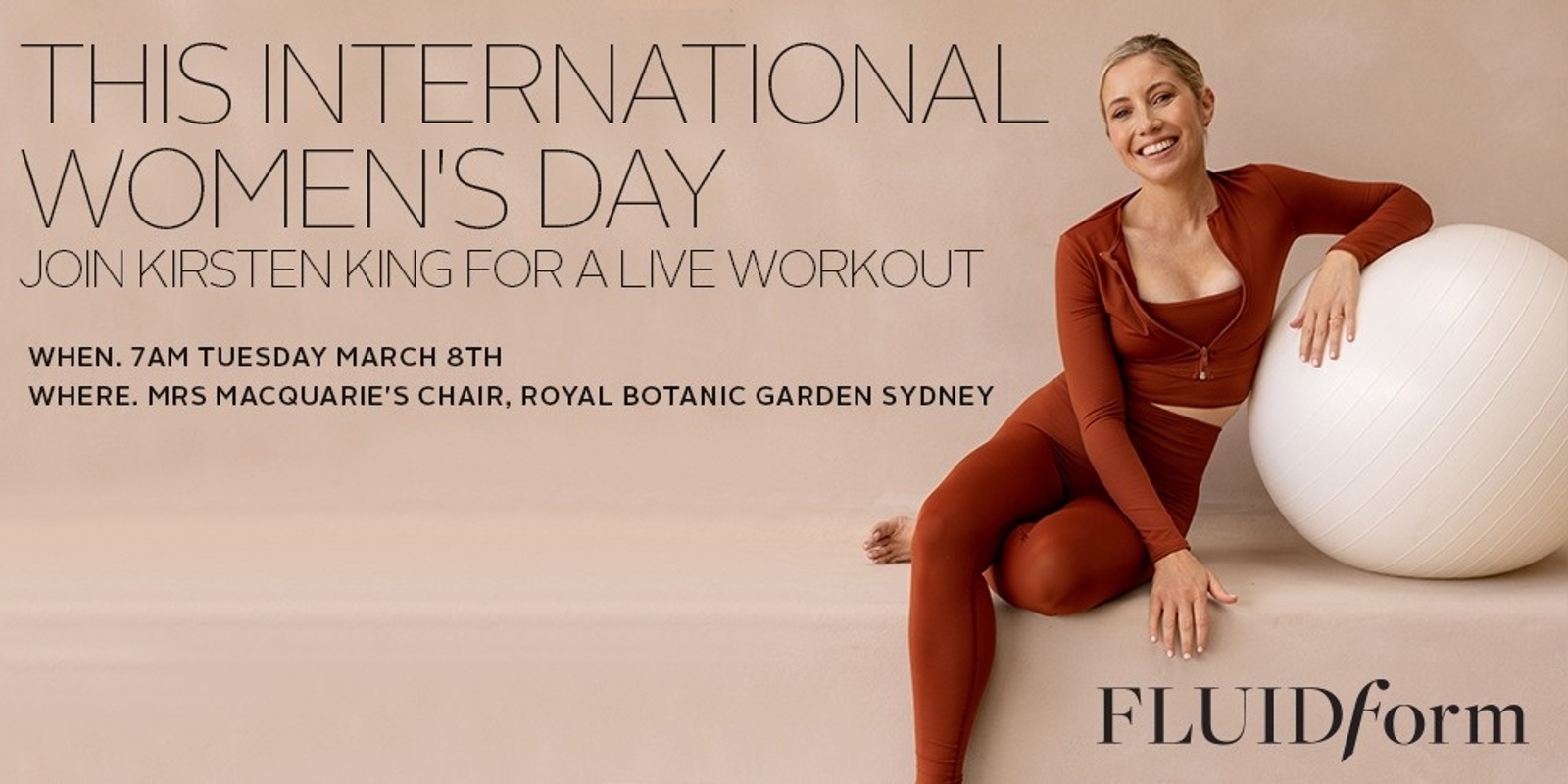 Banner image for POSTPONED: International Women's Day Workout with Fluidform