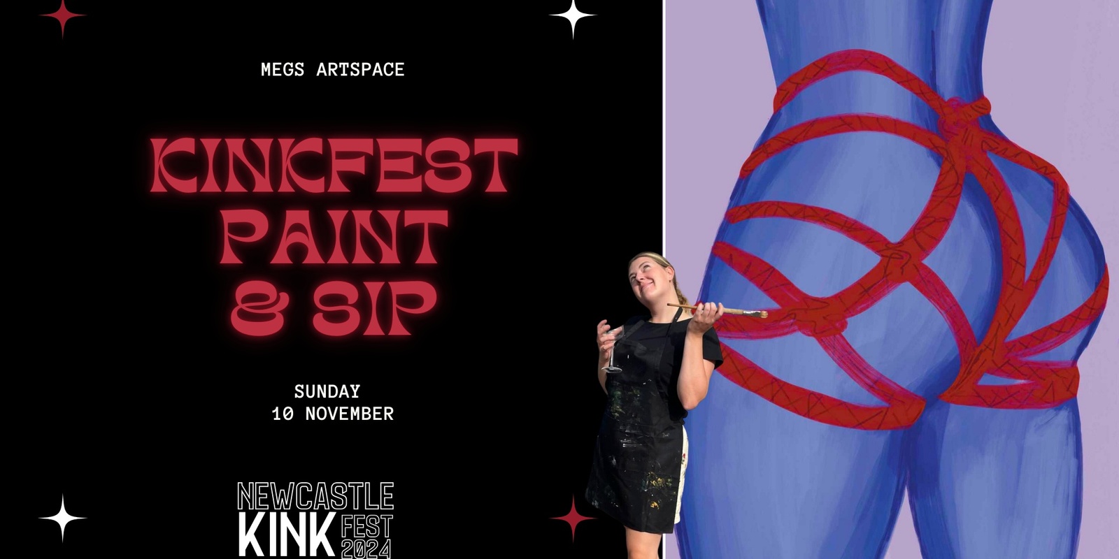 Banner image for Paint & Sip - Kinkfest Edition