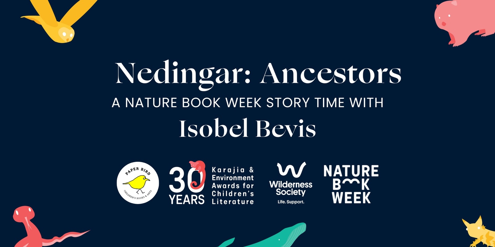 Banner image for Nature Book Week: Story Time with Isobel Bevis