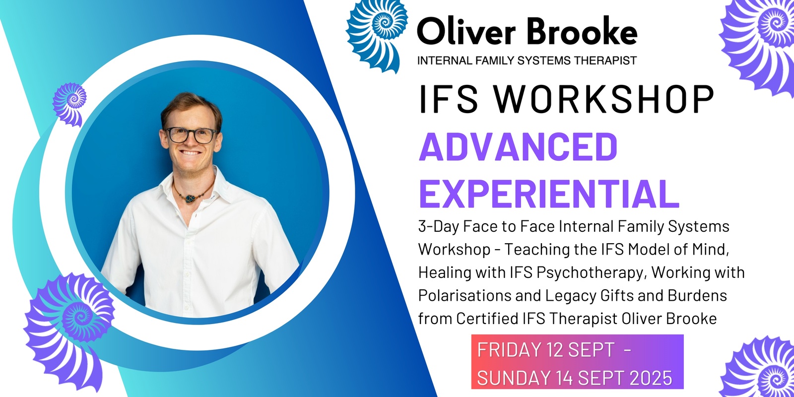 Banner image for IFS Workshop: Advanced Experiential - September 2025 - Perth, WA