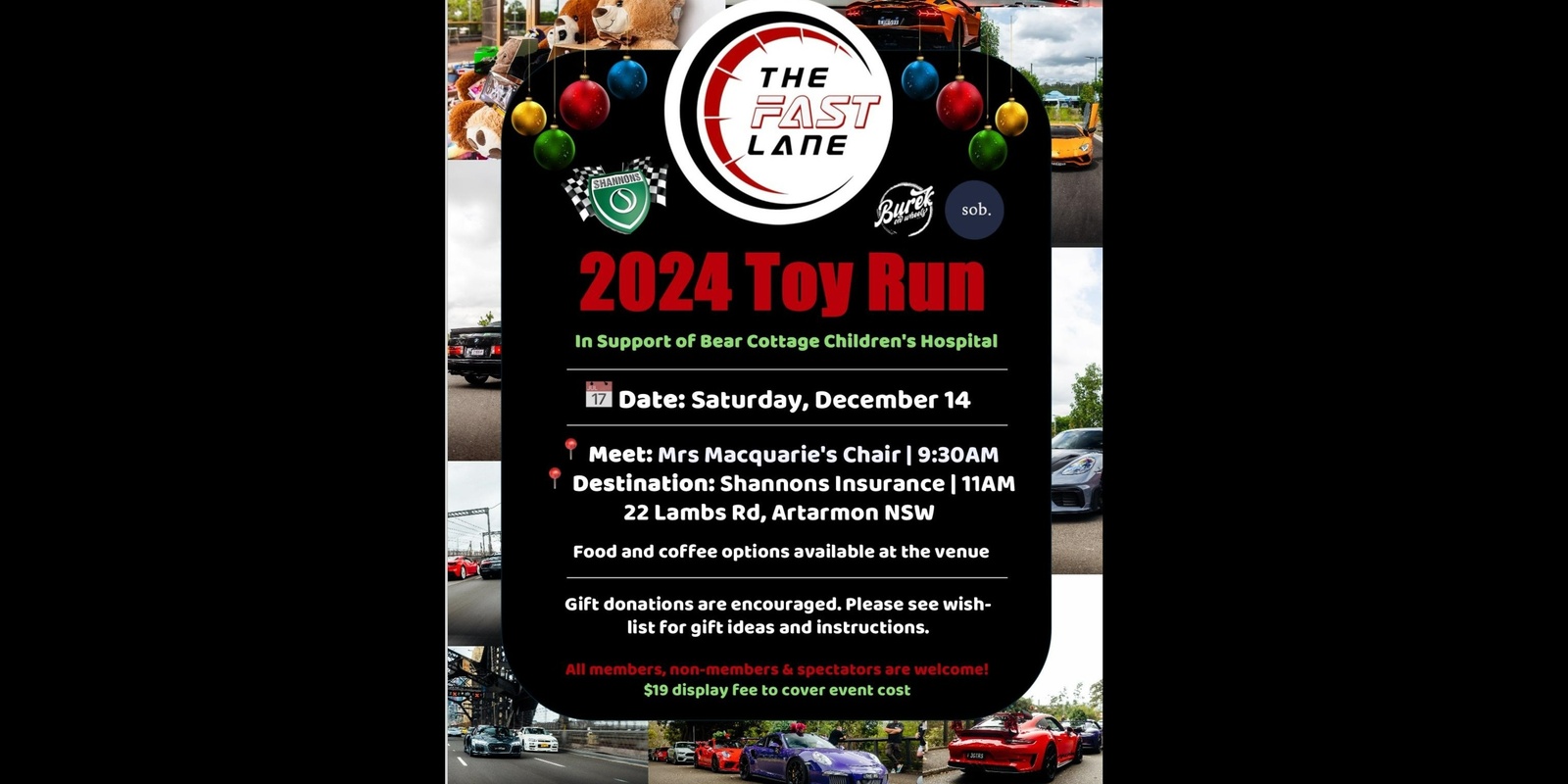 Banner image for The Fast Lane - 2024 Toy Run