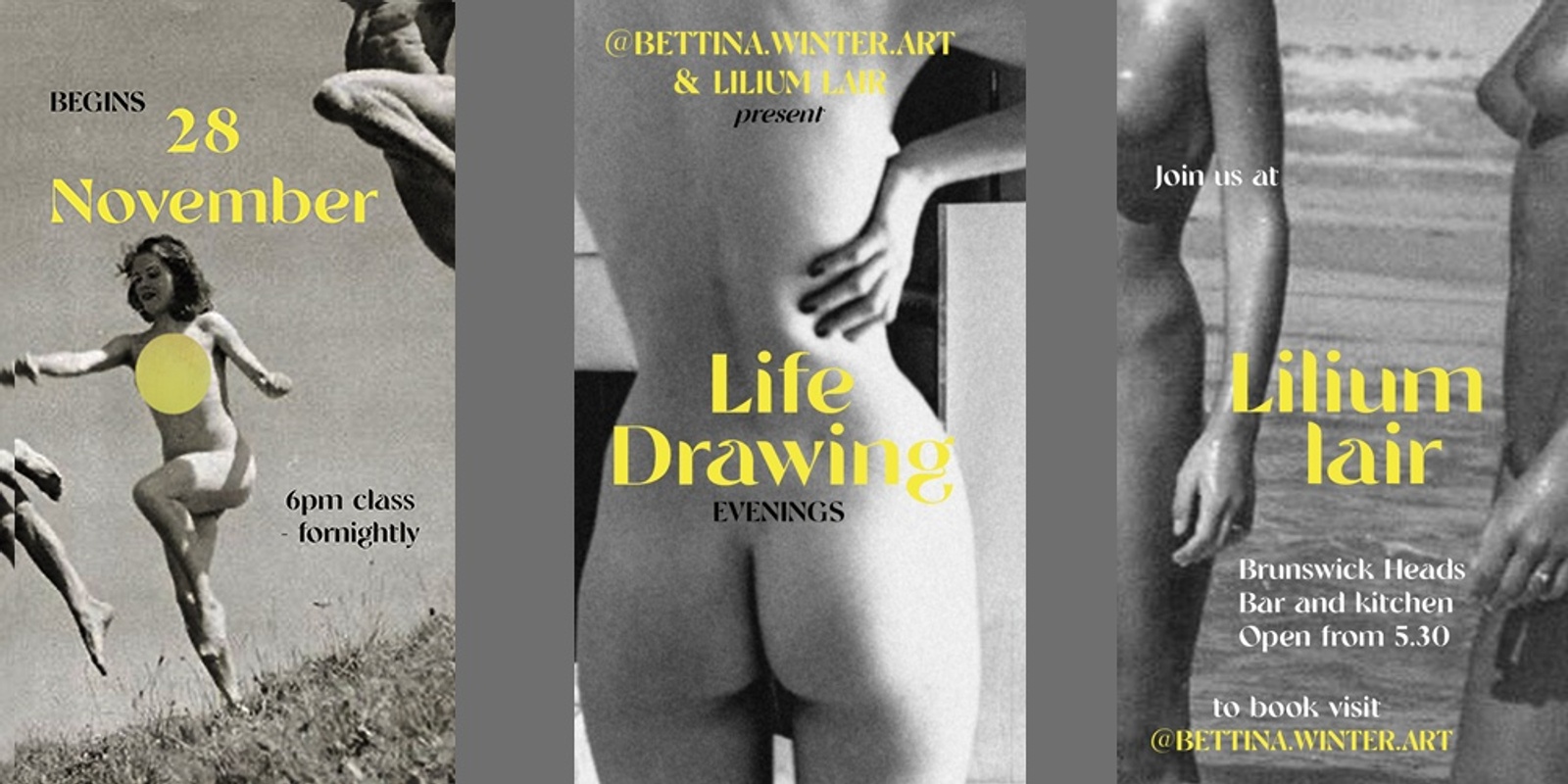 Banner image for Life drawing Evenings - Full moon and New moon - Thursdays - Fortnightly 