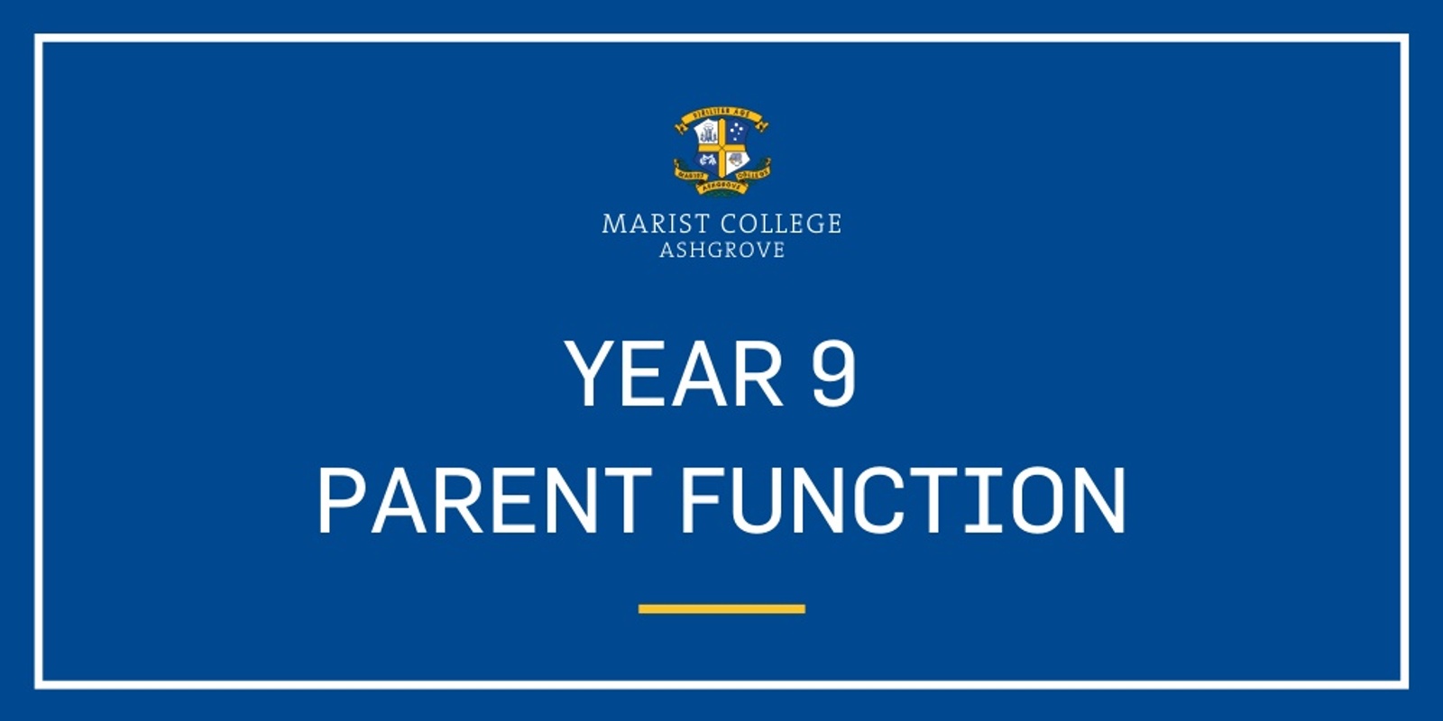 Banner image for 2023 Year 9 Parent Function