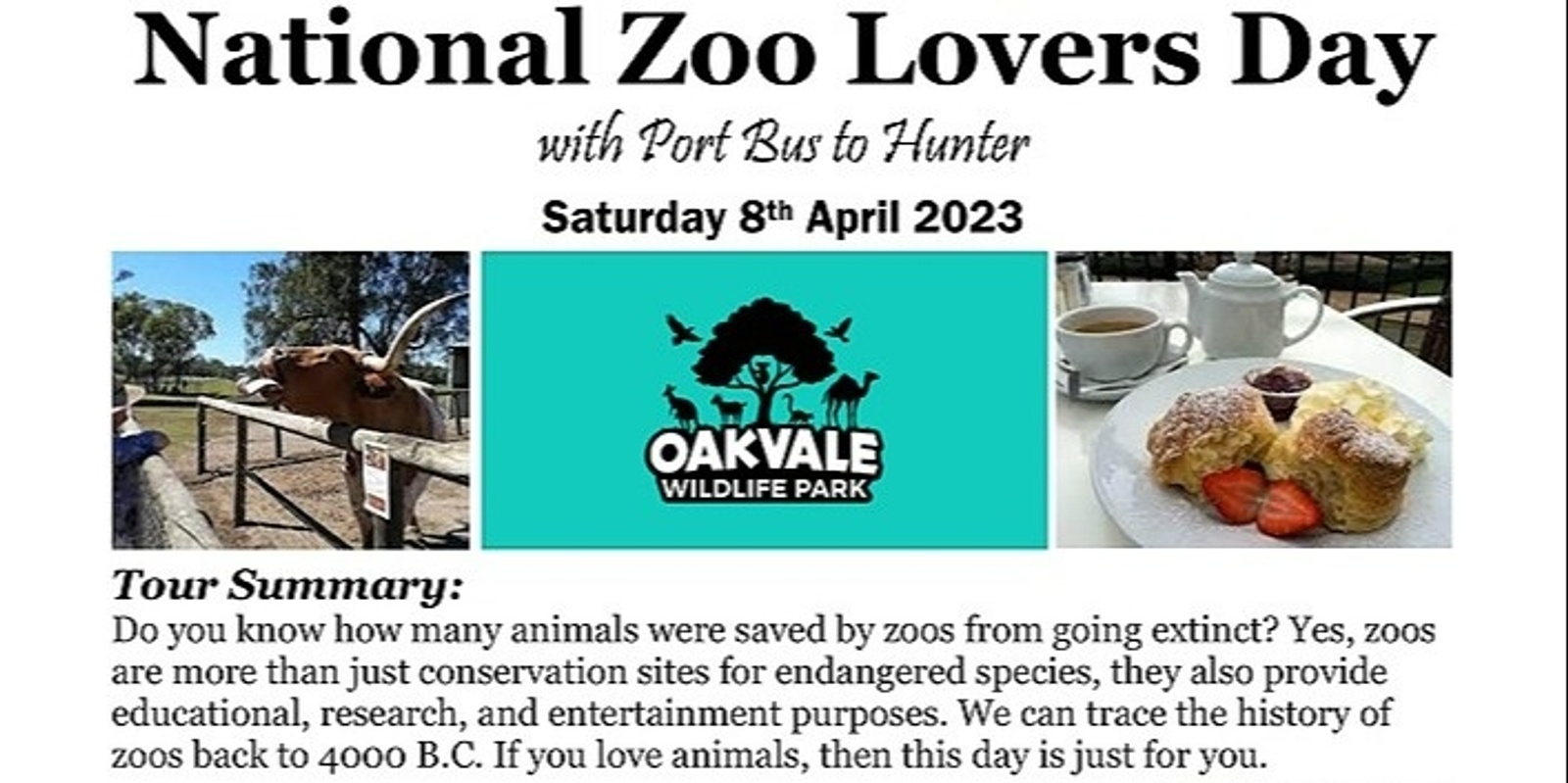 National Zoo Lovers Day Humanitix