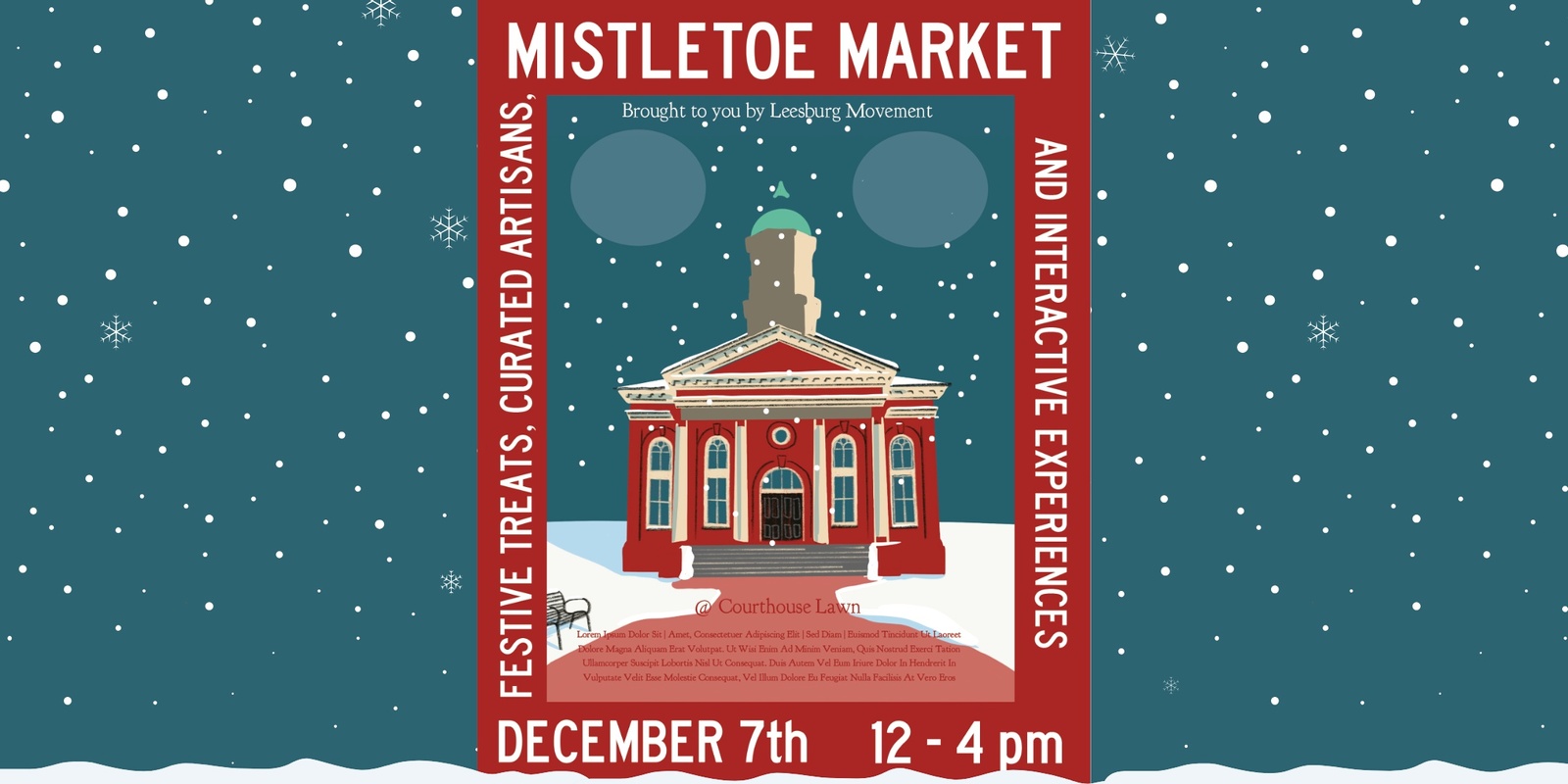 Banner image for Mistletoe Market in Downtown Leesburg