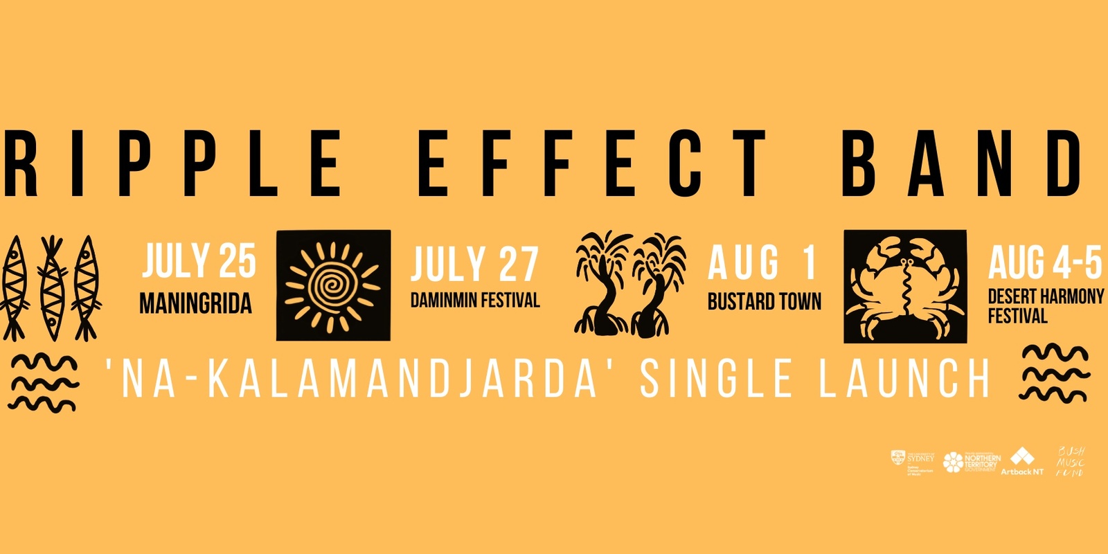 Banner image for Na-kalamandjarda Single Launch Ripple Effect Band