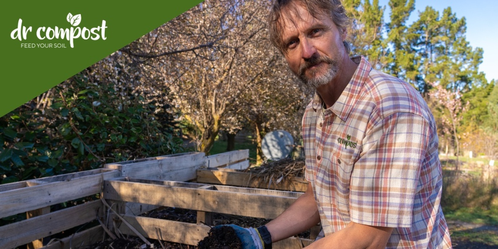 Banner image for Composting for a Bumper Crop with Dr Compost (Wānaka)