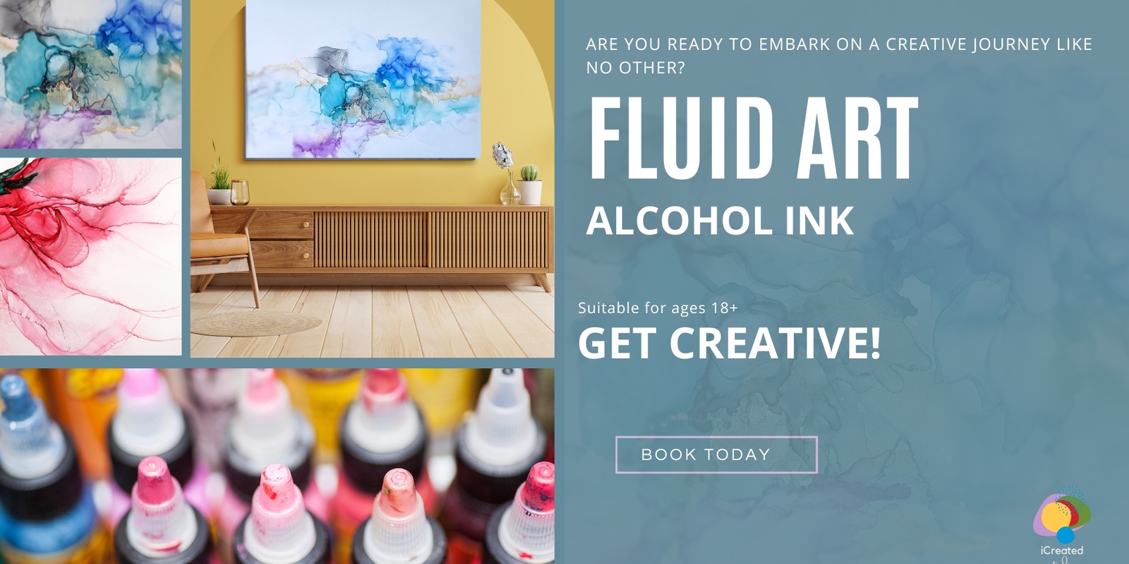 Banner image for Alcohol Ink [Fluid Art] Workshop