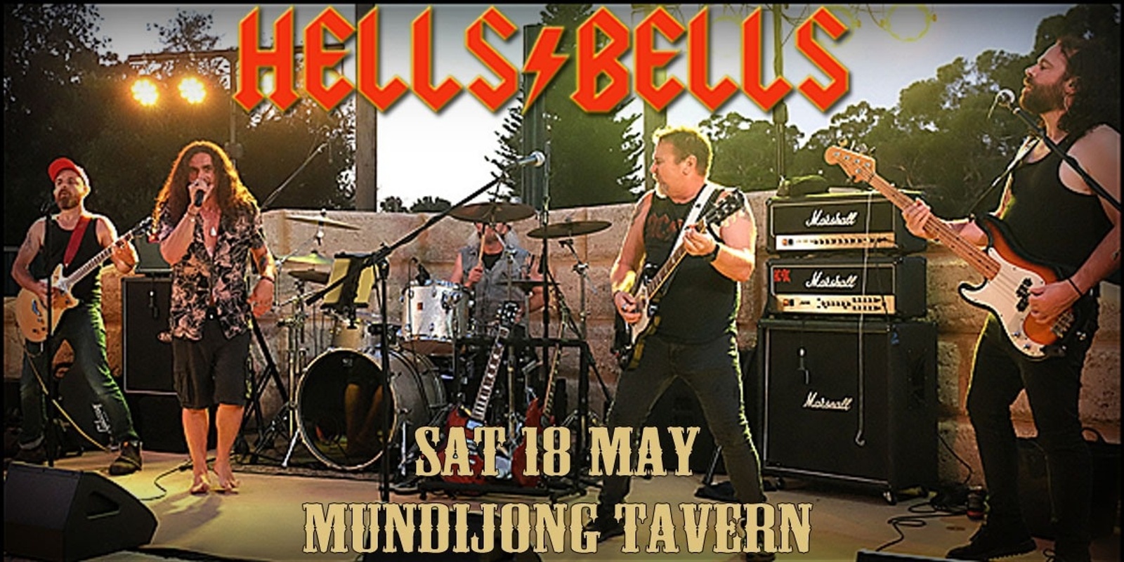 Banner image for Hells Bells - AC/DC tribute Mundijong Tavern Sat May 18th 2024