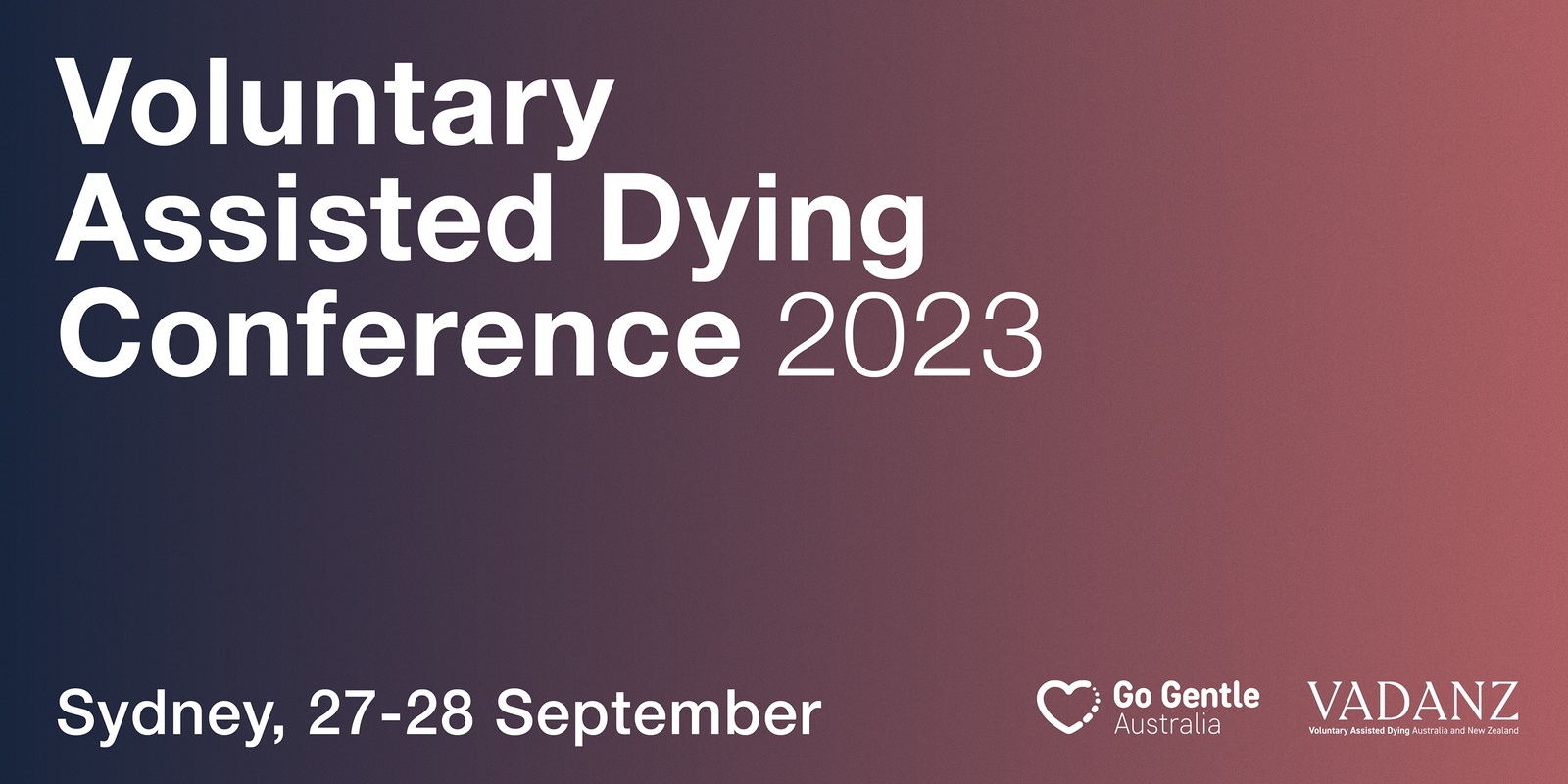 Banner image for Voluntary Assisted Dying National Conference 2023