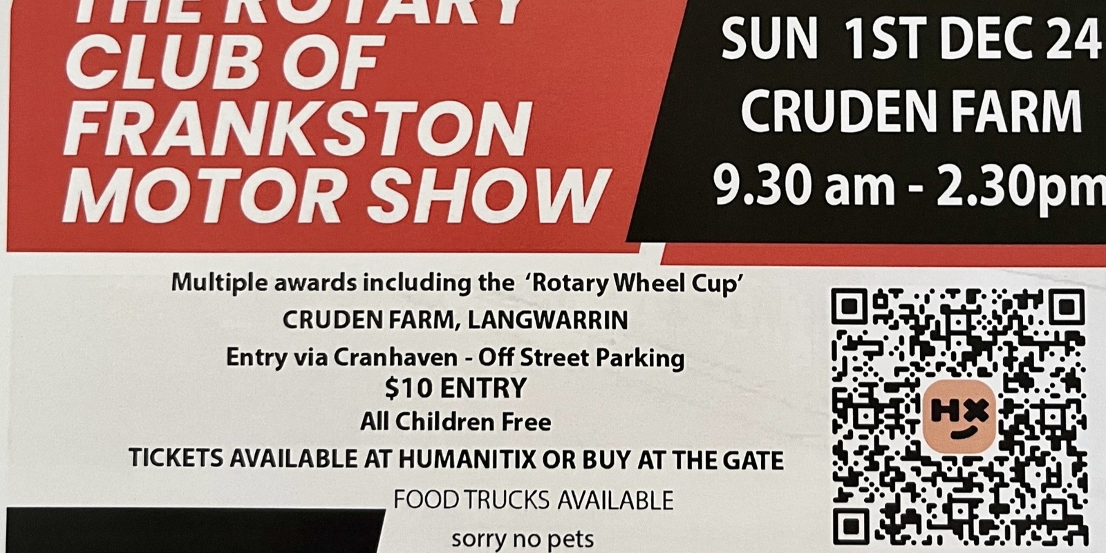 Banner image for The Rotary Club of Frankston Motor Show