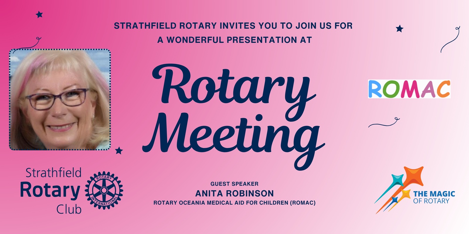 Banner image for Strathfield Rotary Meeting Night 13 November 2024