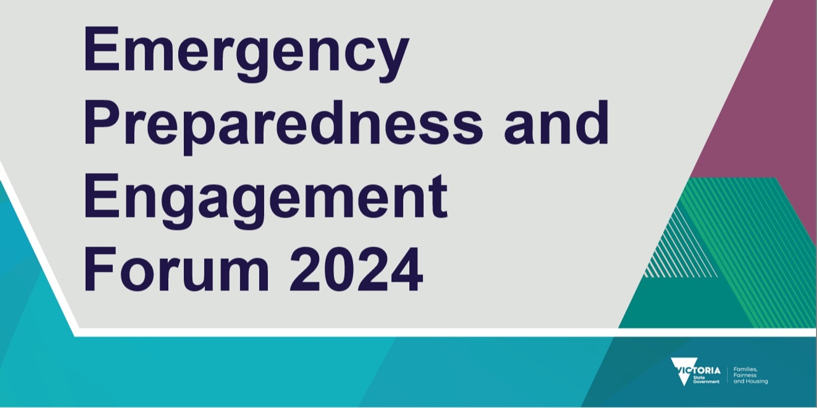 Banner image for Emergency Preparedness and Engagement Forum 2024