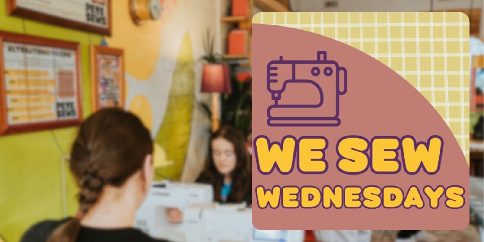 Banner image for We Sew Wednesdays - Self-paced sewing workshop