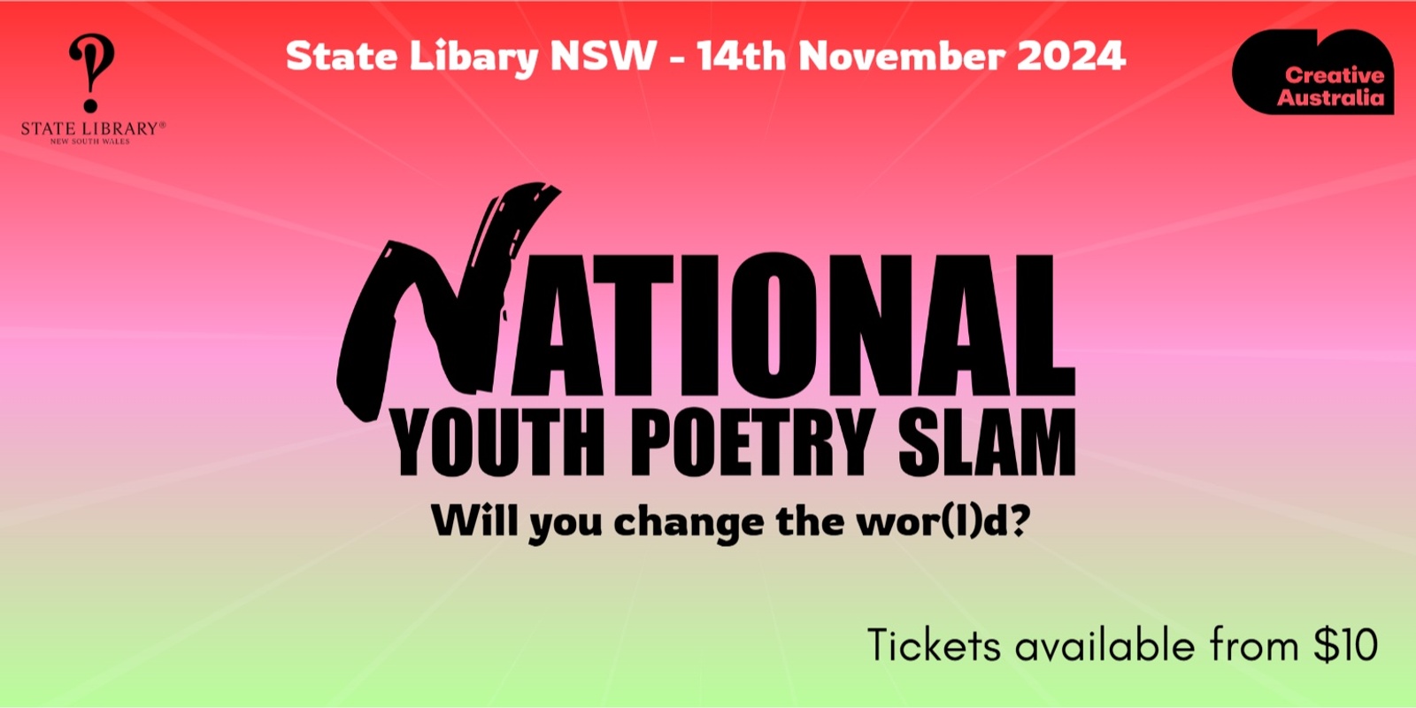 Banner image for National Youth Poetry Slam ft. DOBBY