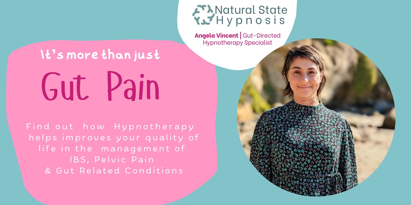Banner image for Easing Gut and Pelvic pain with Hypnotherapy 