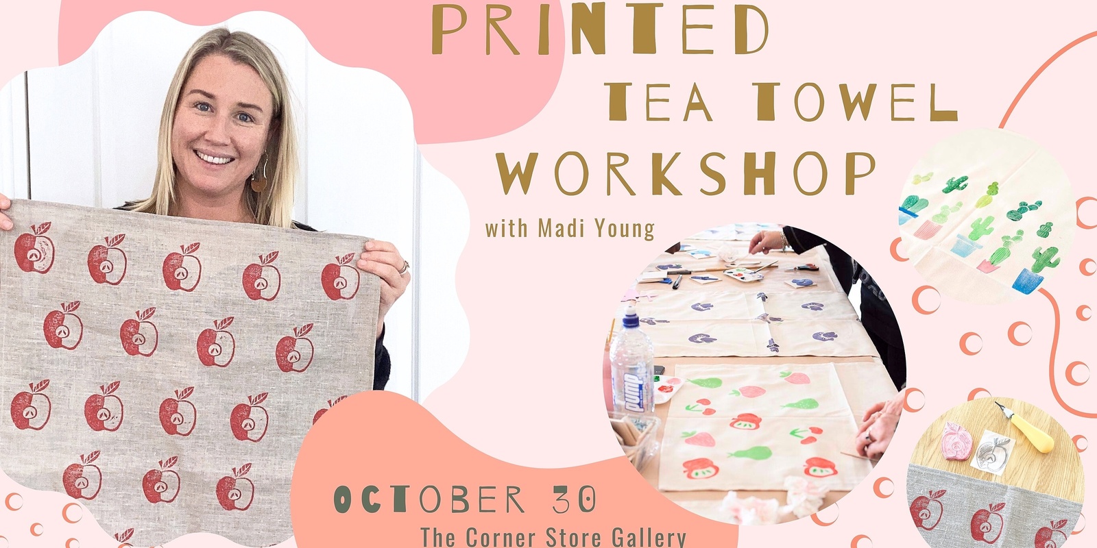 Banner image for Printed Tea Towels with Madeline Young