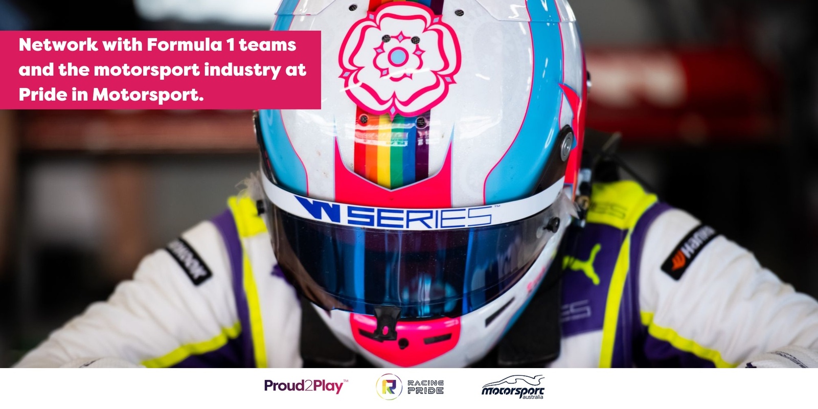 Banner image for Pride in Motorsport 2024