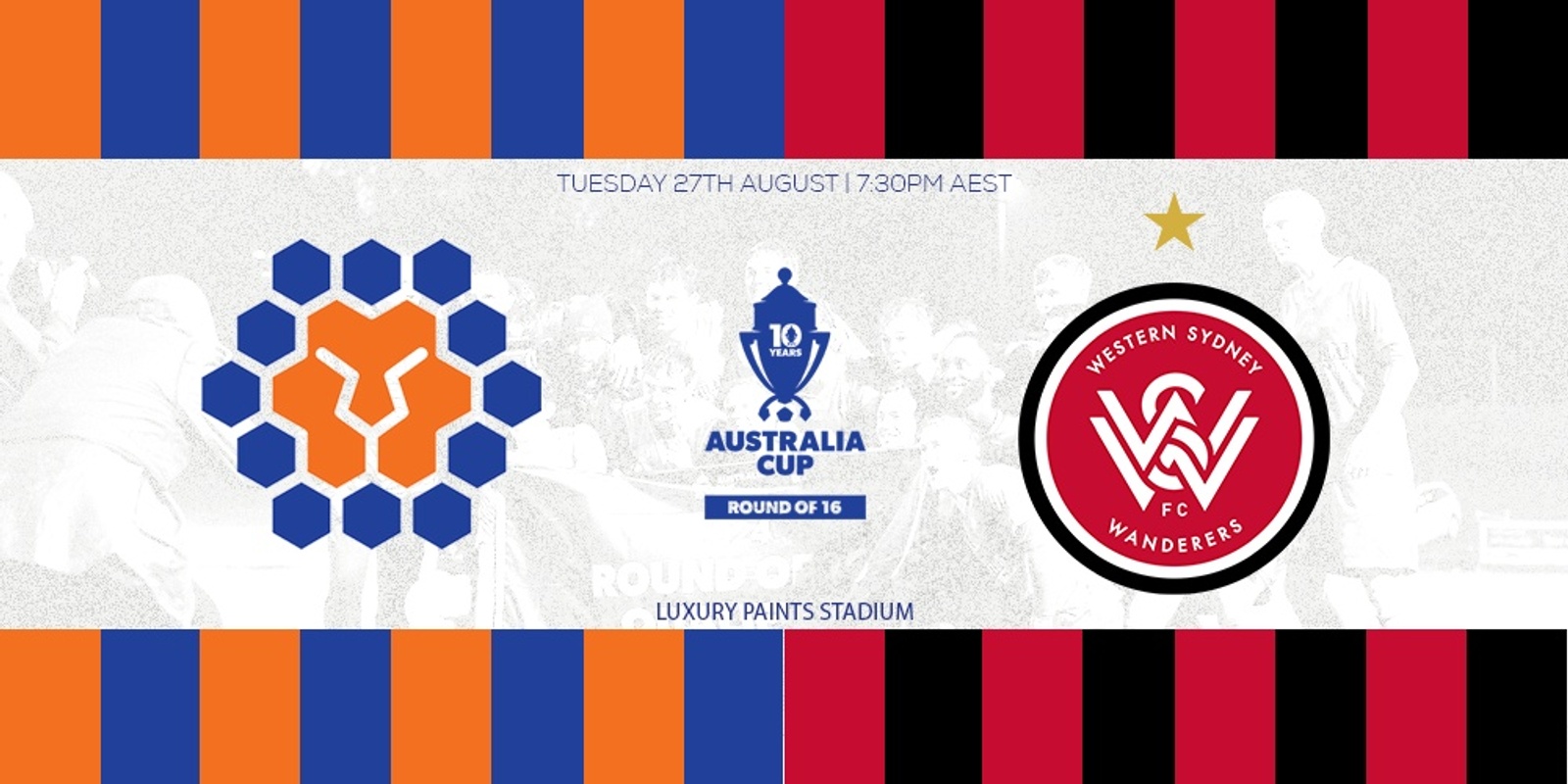 Banner image for Australia Cup 2024 Round of 16 – Lions FC v Western Sydney Wanderers