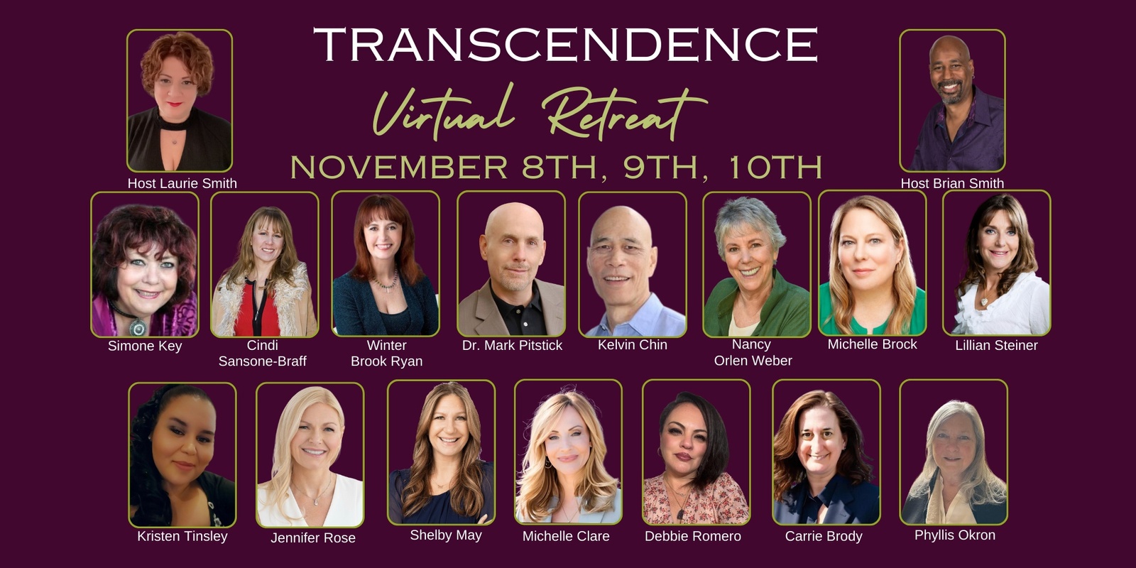 Banner image for Transcendence Virtual Retreat