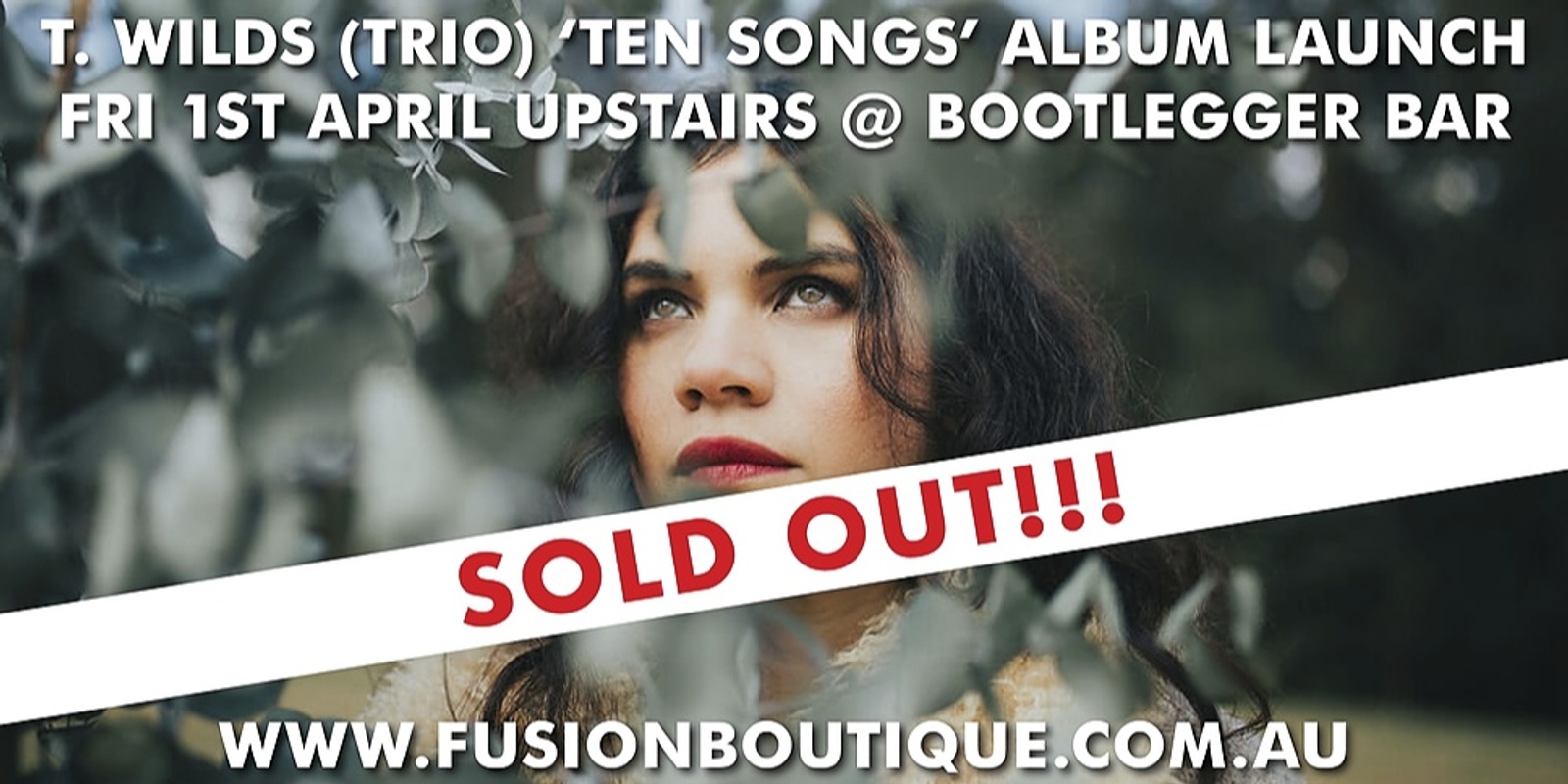 Banner image for SOLD OUT - T.WILDS 'Ten Songs' Album Launch Live in Concert at Bootlegger Bar, Katoomba, Blue Mountains