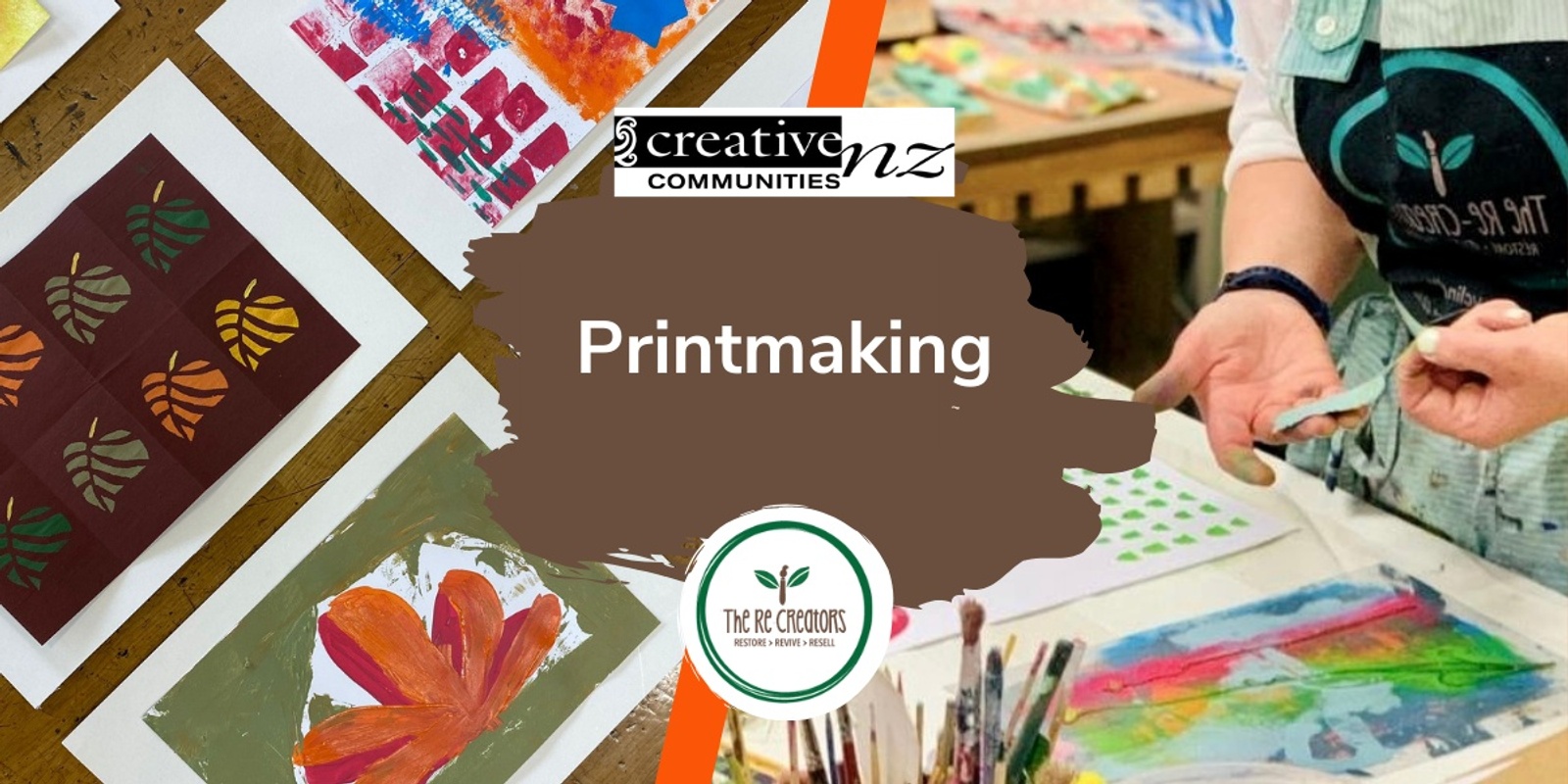 Banner image for Printmaking,  Māngere East Library, Saturday 11 May, 2pm-4pm     