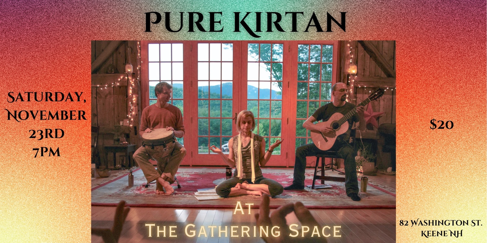 Banner image for Pure Kirtan - Mantra music at The Gathering Space