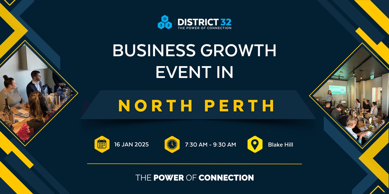 Banner image for District32 Business Networking Perth – North Perth - Thu 16 Jan