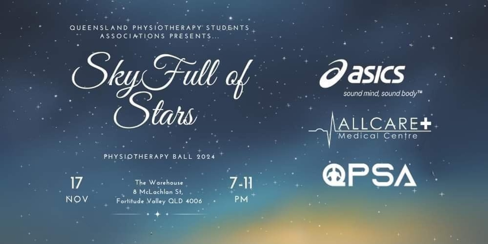 Banner image for Physiotherapy Ball 2024 - Sky Full of Stars