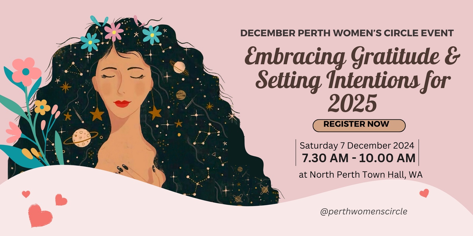 Banner image for December Perth Women's Circle: Embracing Gratitude & Setting Intentions for 2025