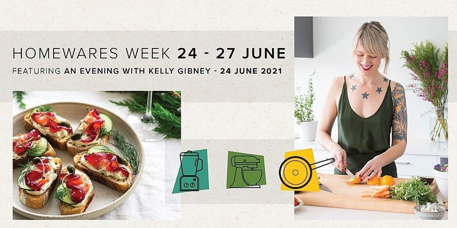 Banner image for Homewares Week Launch Event with Kelly Gibney
