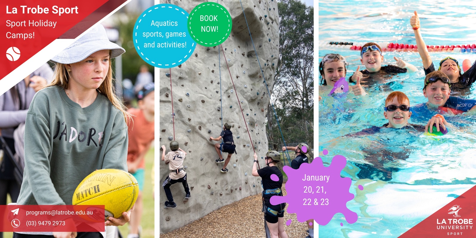 Banner image for Aquatic & Multi-Sport (Age 7+) - LTS Sport Holiday Camp - Summer 2025 - Bundoora