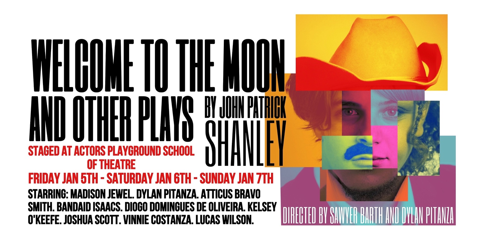 Banner image for WELCOME TO THE MOON AND OTHER PLAYS BY JOHN PATRICK SHANLEY